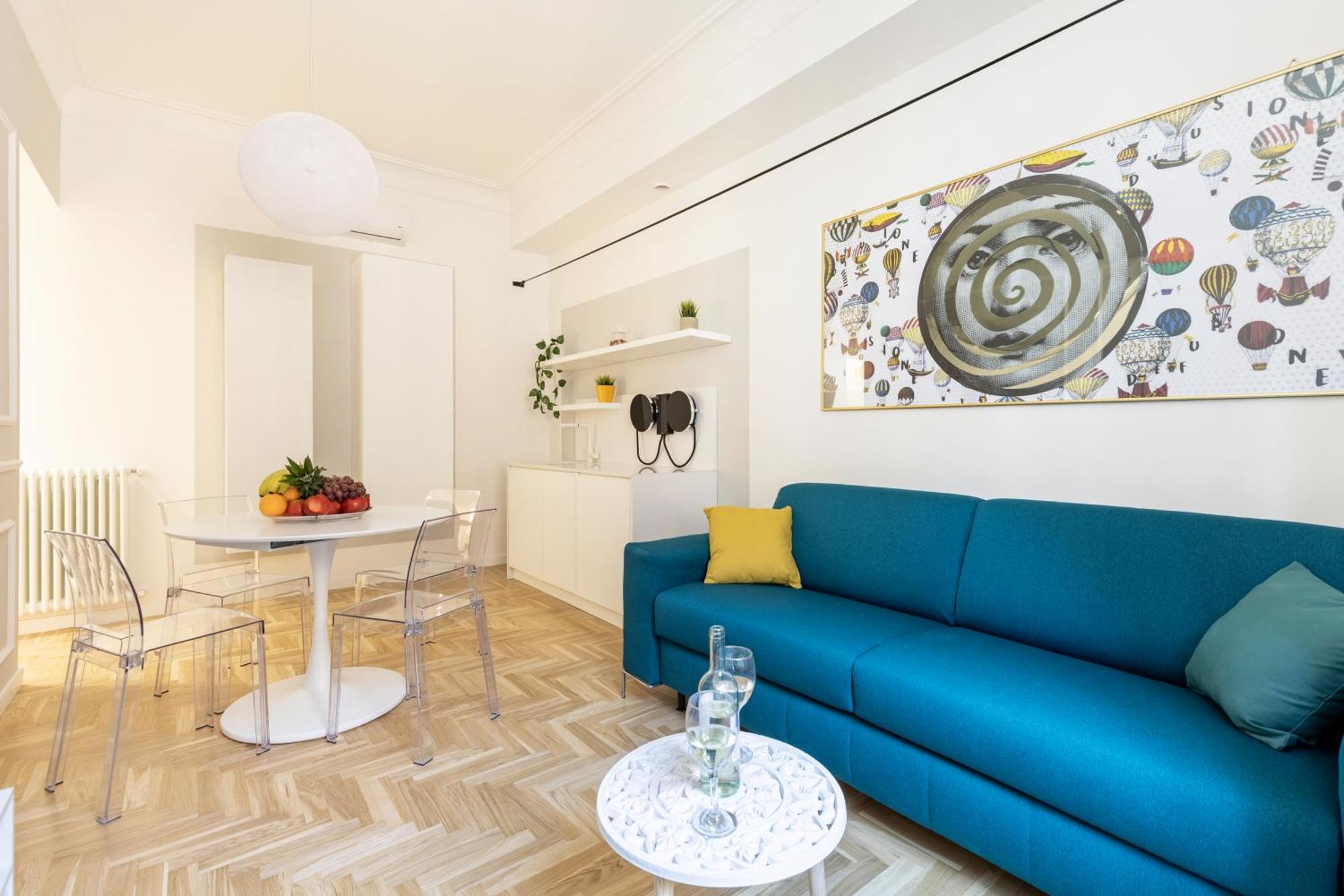 Hostly-puccini Luxury Home-near Colosseum & Trevi Apartment *